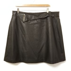 NWOT Vegan Leather Skirt by City Chic